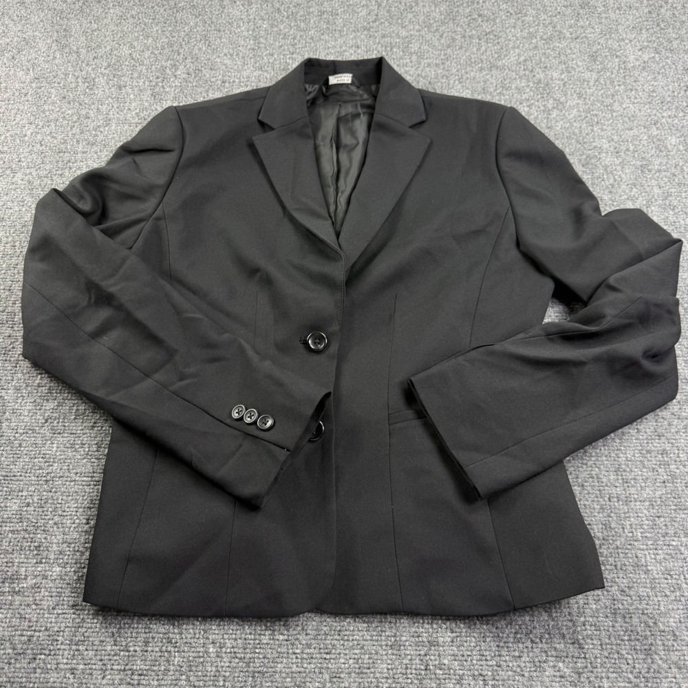 Edwards Blazer 6R Black Two Button Notch Lapel Kids - Picture 2 of 7